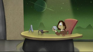 Even an earth rock, a community college chairman position, and a stylish wig can't keep Pleakley from missing his pal Jumba.