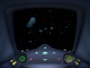 Do what the narrator tells you and you might succeed in the frustrating "Big Red Battleship Flight Simulator" game.